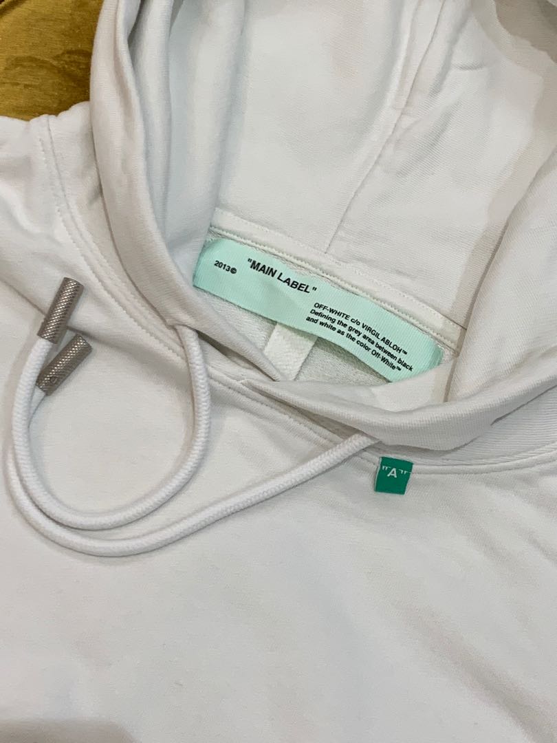 main label off white hoodie