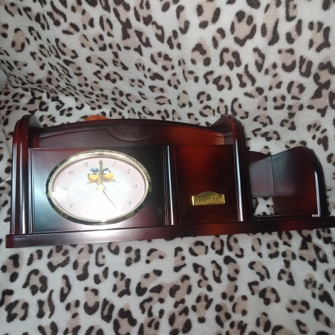 Organizer with clock (Category: Storage Boxes & Baskets) located in Cavite. Submitted by annek_annek (Listing ID 1016598837, Image 1). Description: brandnew with box elegant organizer with clock welcome to my group https://www.facebook.com/groups/163503414974335/?ref=share for more info pls do pm me ..