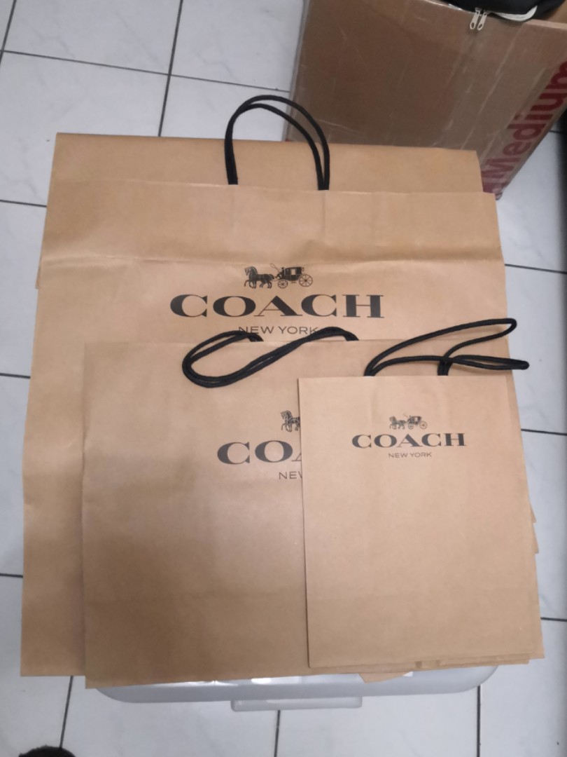 Paper bag clearance original coach