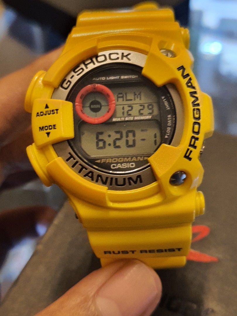 稀少》CASIO G-SHOCK DW-9900 BLUE FROGMAN - 時計