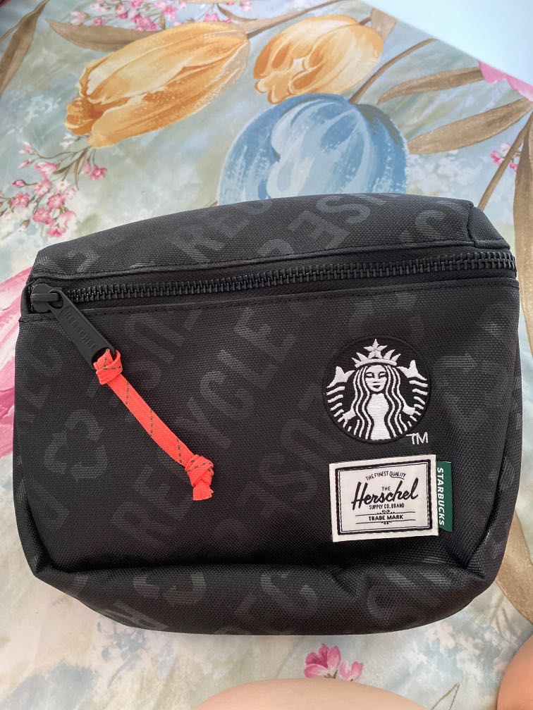 Original Starbucks x Herschel Supply Hip Bag, Men's Fashion, Bags