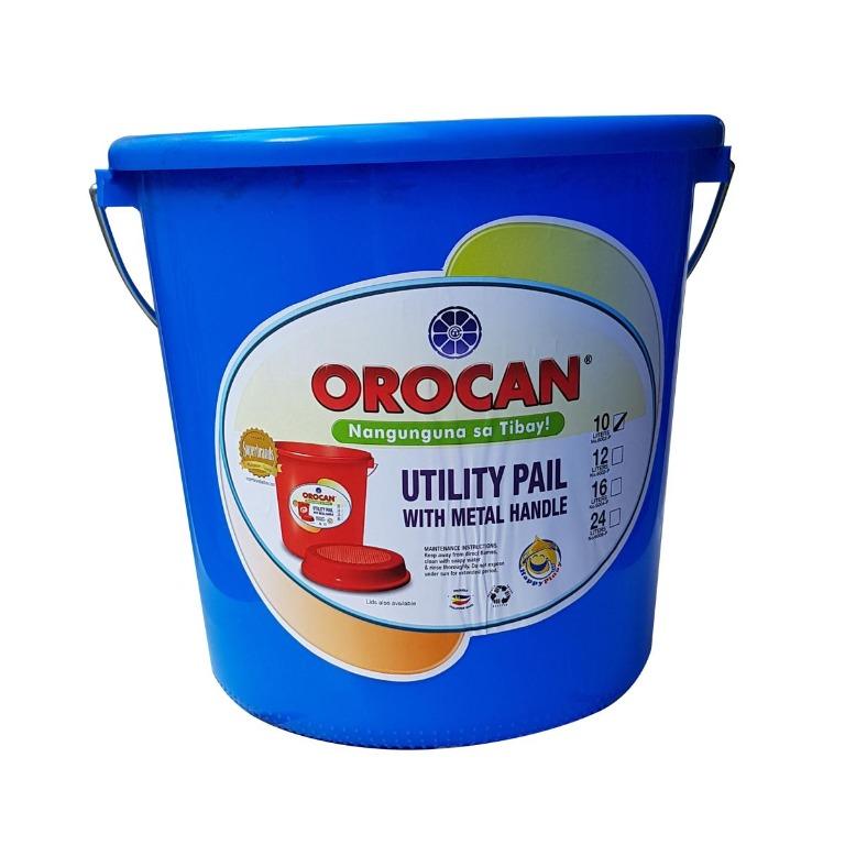 Orocan Utility Pail 10L (Balde), Furniture & Home Living, Cleaning ...
