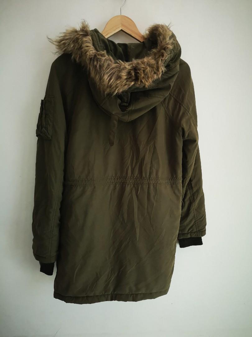 Parka online hoodie army