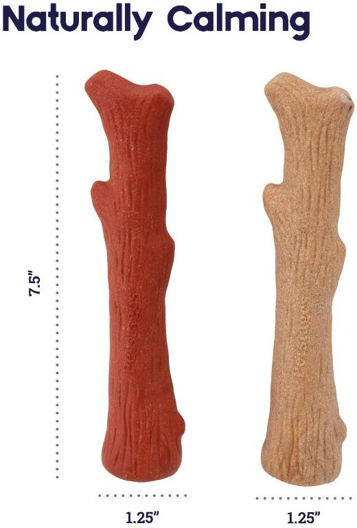 Petstages Dogwood Original & Mesquite Stick Dog Chew Toy 2 Pack Safe