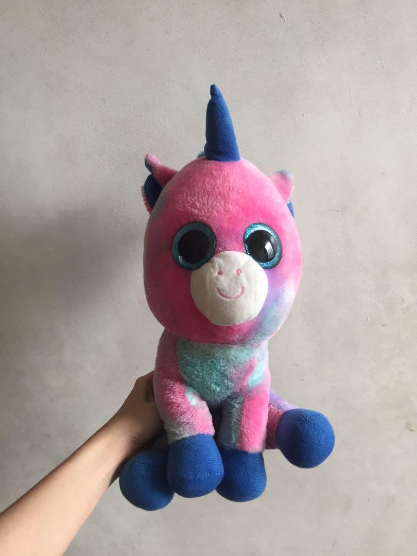 pink unicorn stuffed animal