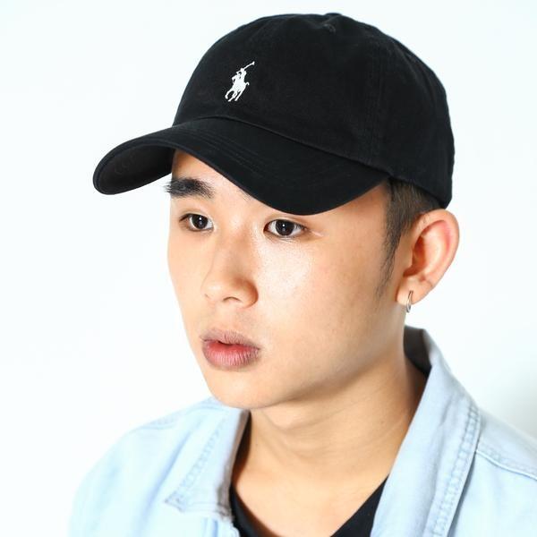 ralph lauren baseball cap black