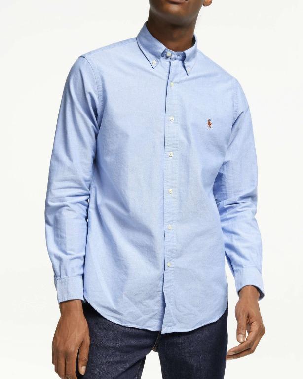 custom fit oxford shirt ralph lauren