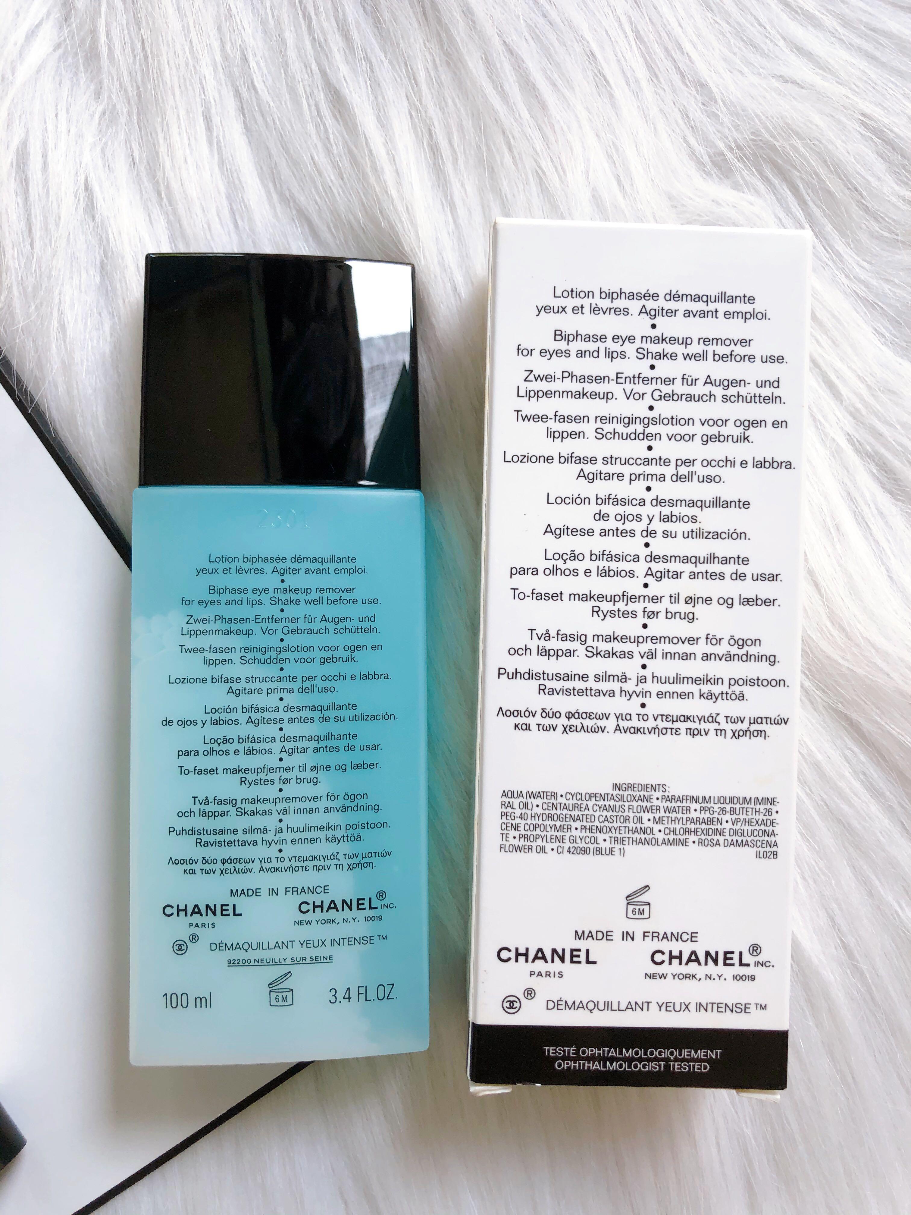 🆓Postage!! 🆕Chanel Demaquillant Yeux Intense 100ml, Health & Nutrition,  Health Supplements, Sports & Fitness Nutrition on Carousell
