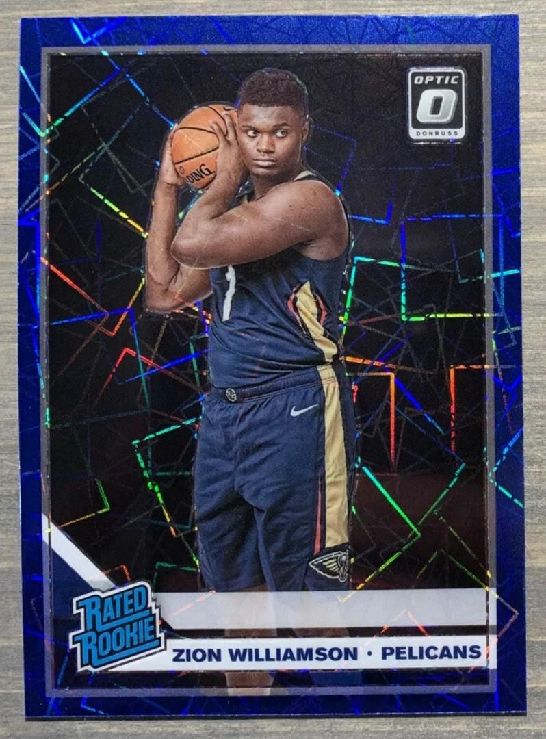 Pre-order) Zion Williamson Donruss Optic 2019-20 Rated Rookie Blue  Velocity, Hobbies & Toys, Memorabilia & Collectibles, Vintage Collectibles  on Carousell