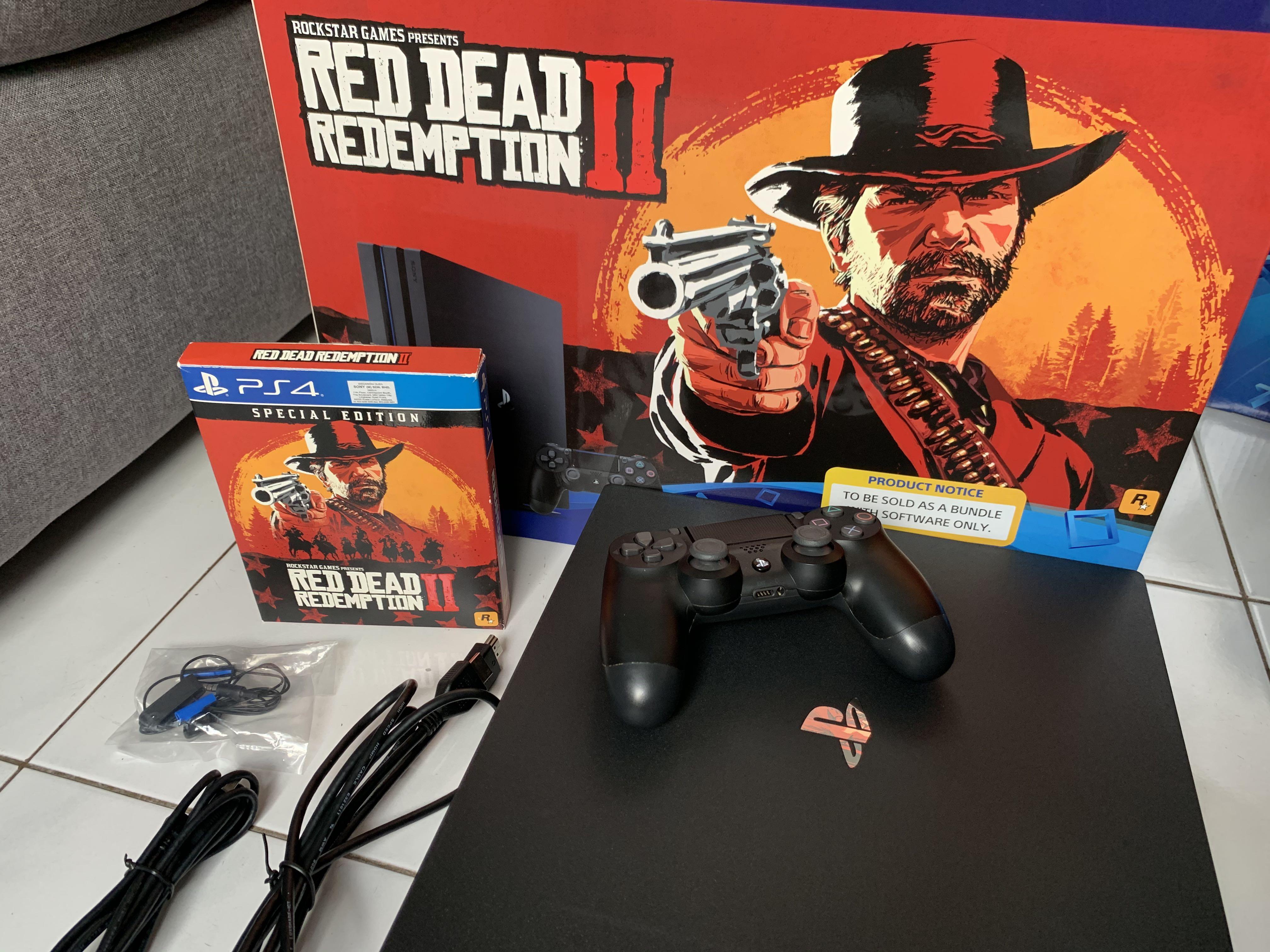 Playstation 4 PRO 1TB Bundle - Red Dead Redemption 2
