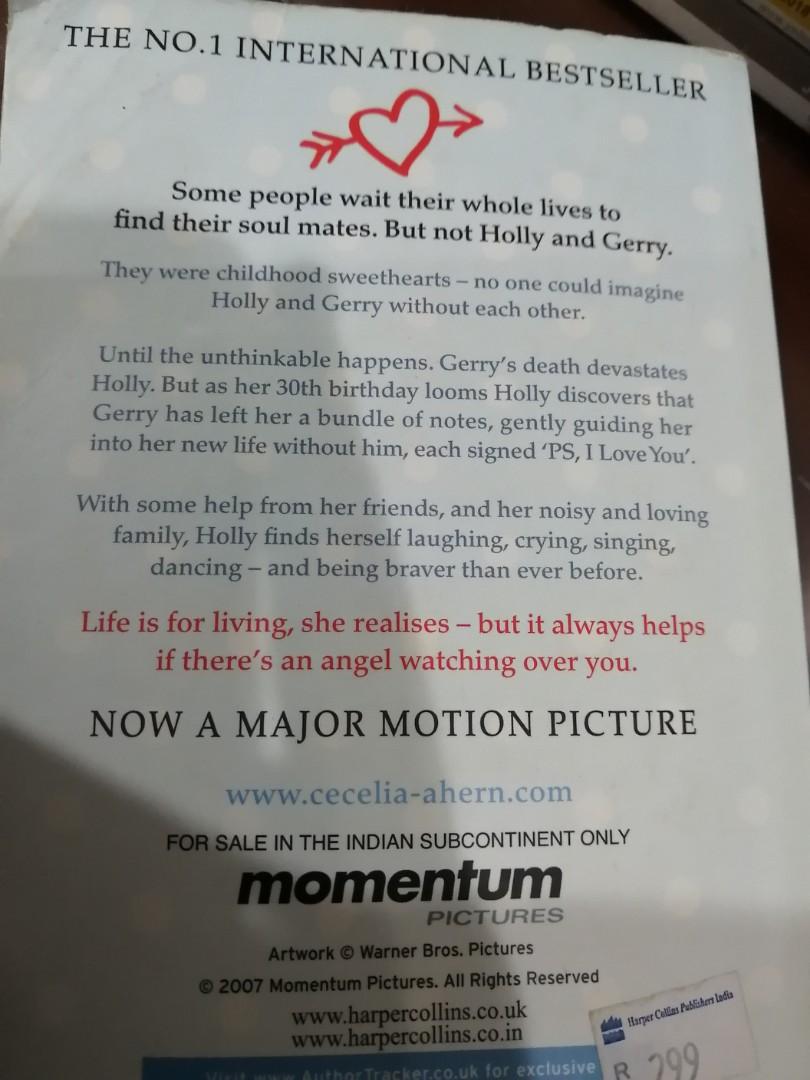 PS I Love You by Cecilia Ahern (Category: Storybooks) located in Manila. Submitted by kach08 (Listing ID 1016613915, Image 3). Description: good as new shipping fee care of buyer.