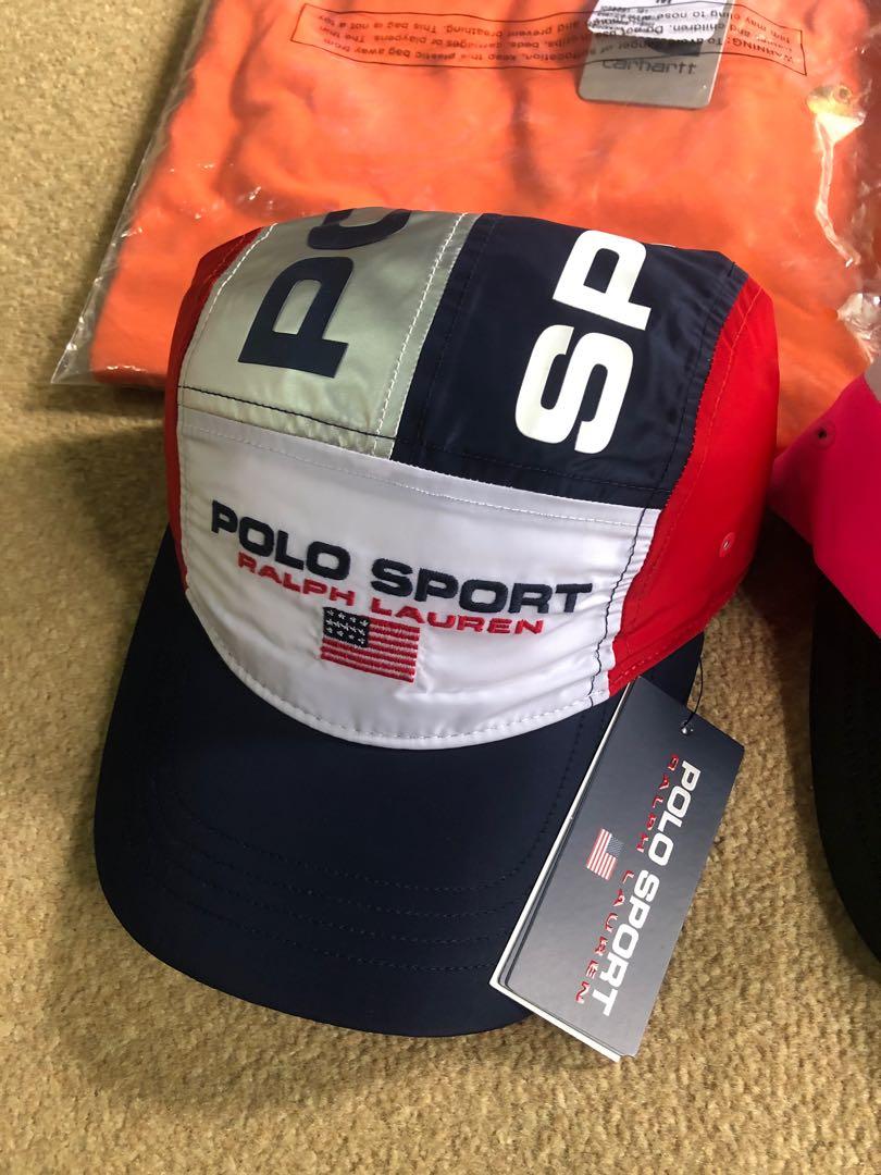 Polo sport 5 panel hat hot sale