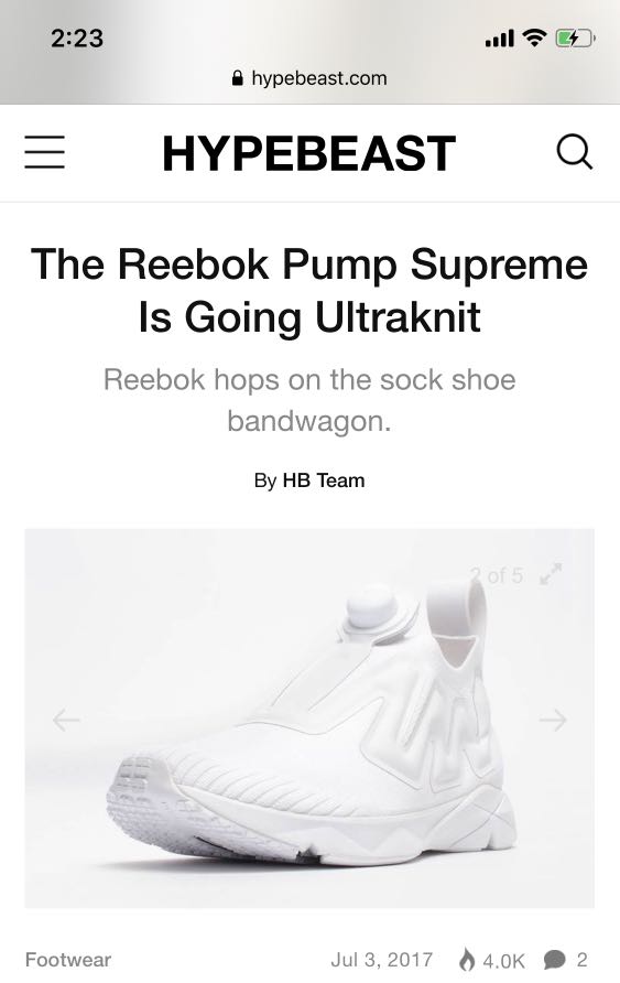 rare reebok pumps
