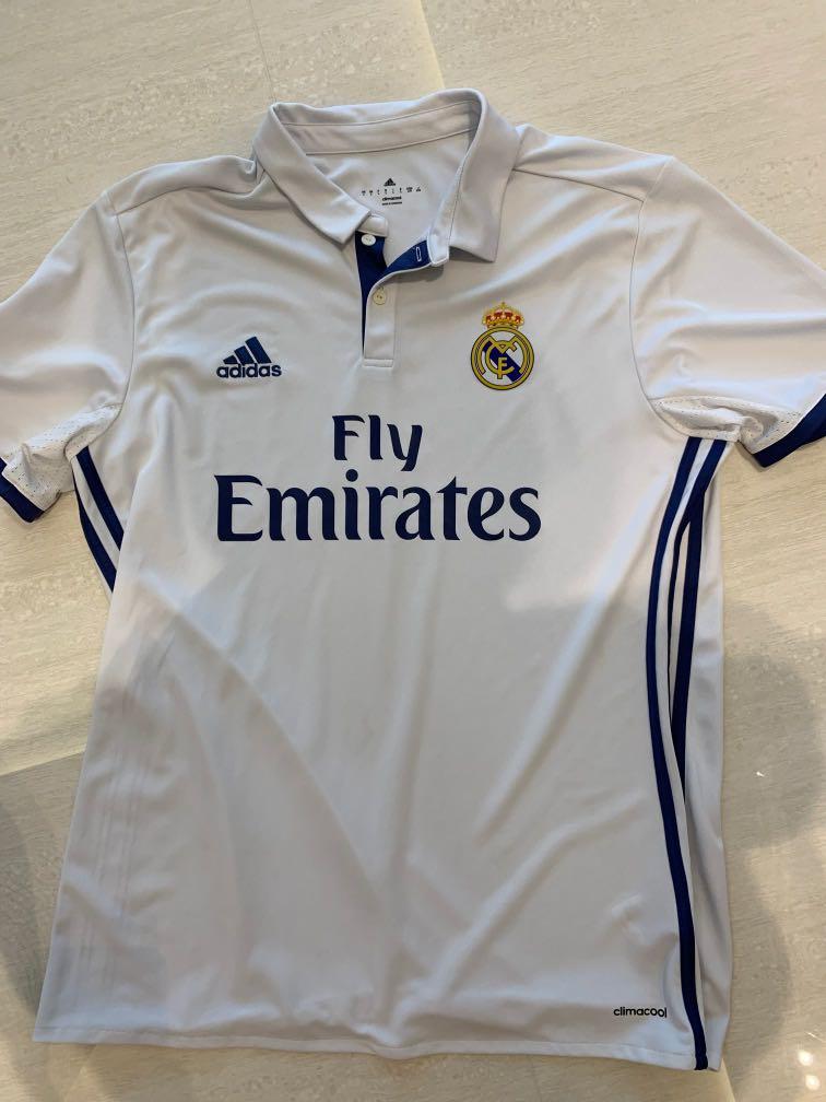 Real Madrid Jersey Sports Sports Apparel On Carousell