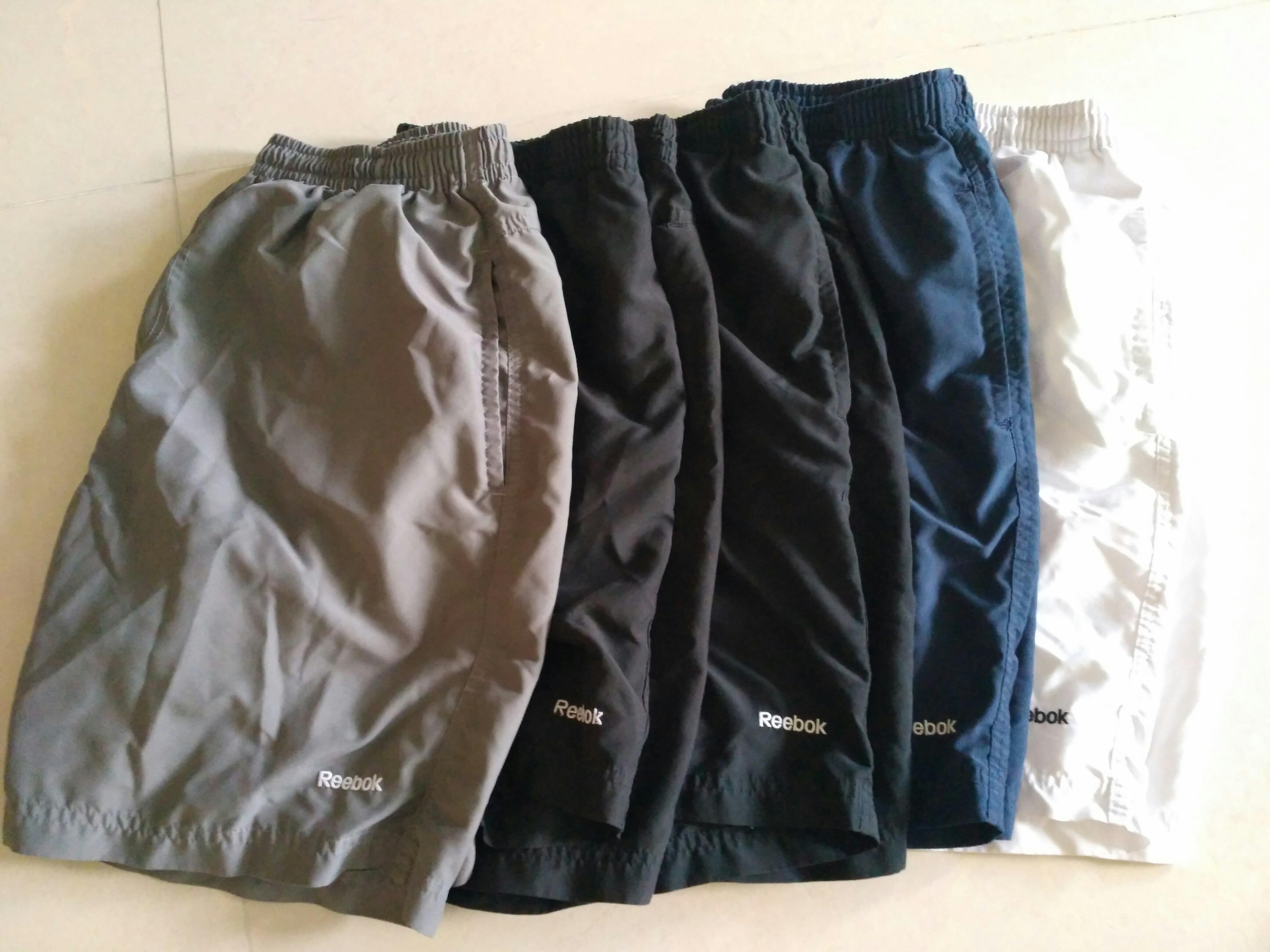 reebok mens gym shorts