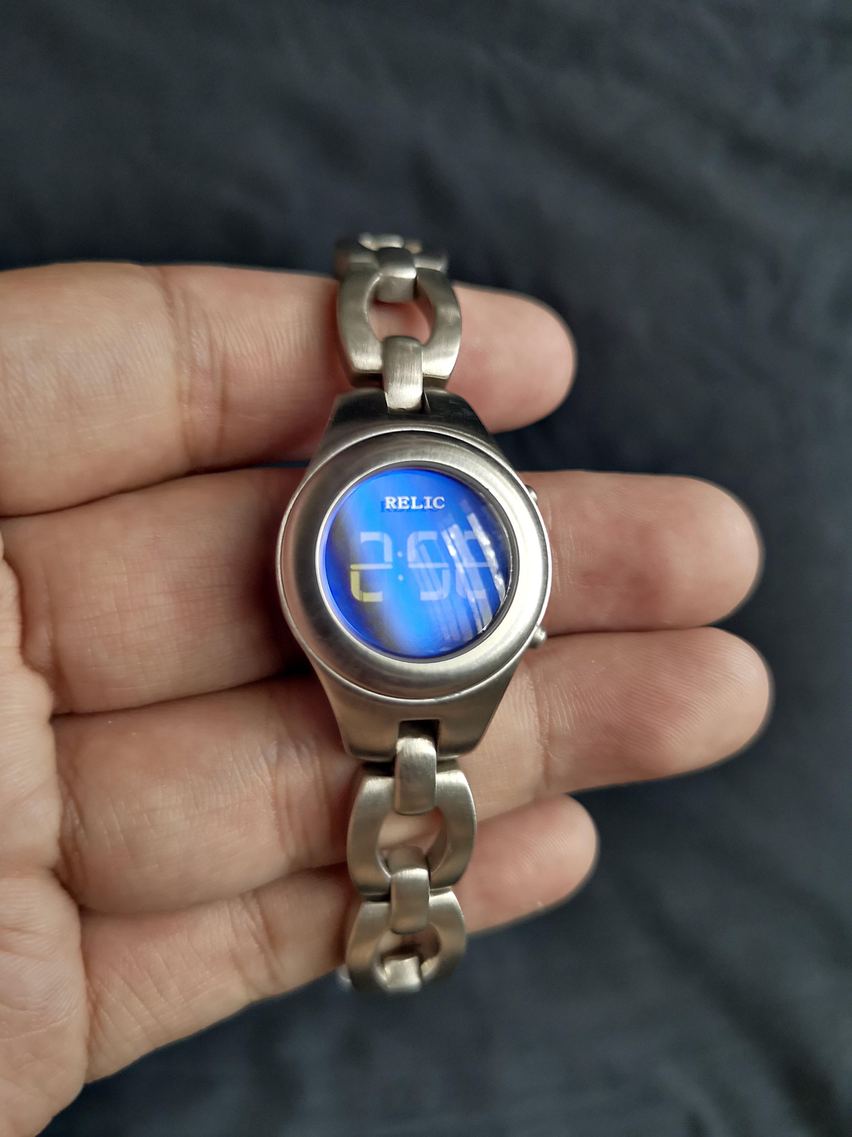 relic digital watch