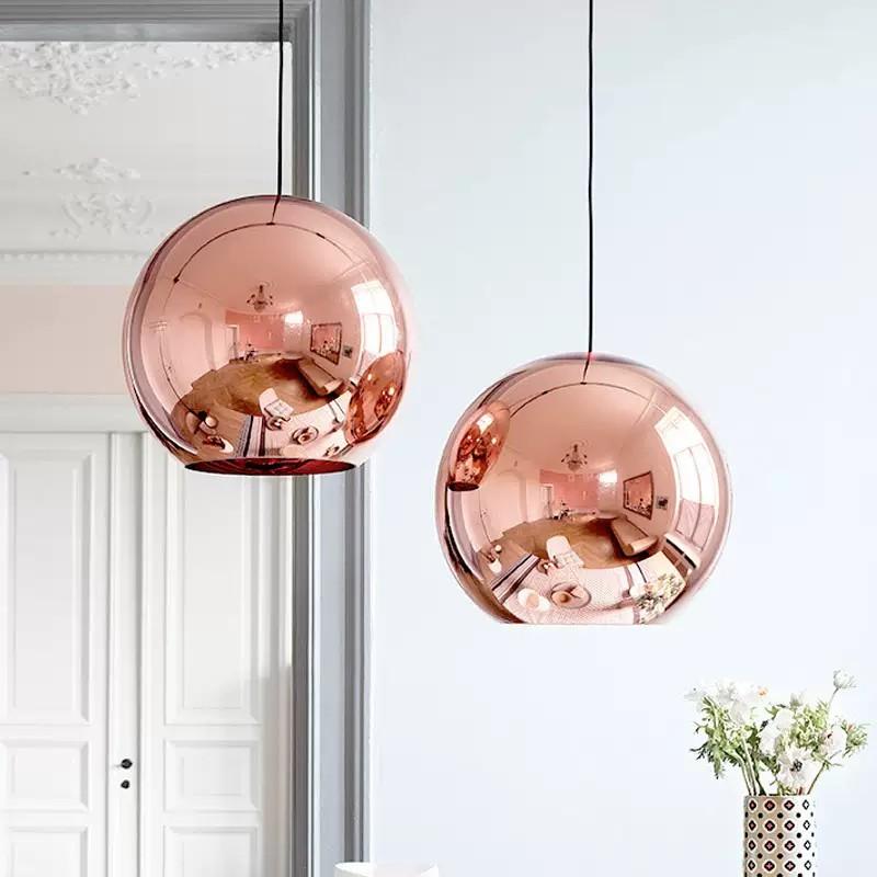 Pendant light online rose gold