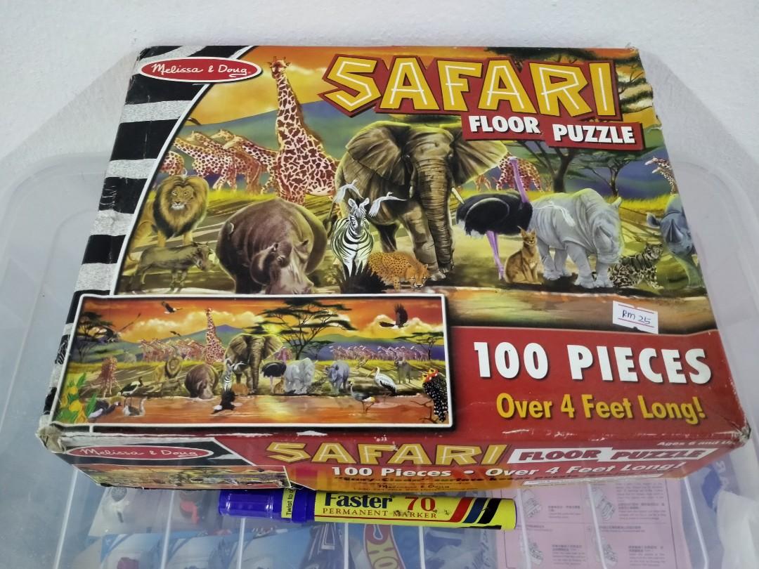 melissa and doug safari floor puzzle