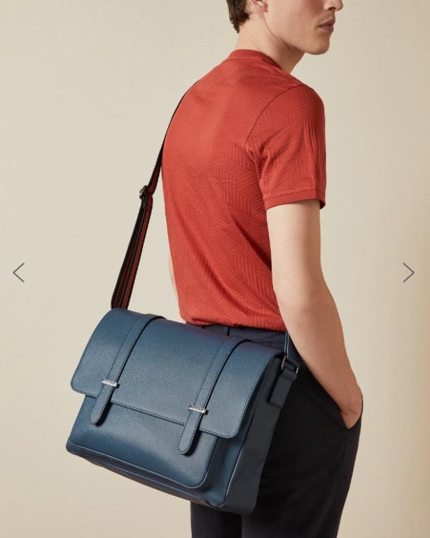 SALE TED BAKER ONEFOR Crossgrain finish satchel briefcase