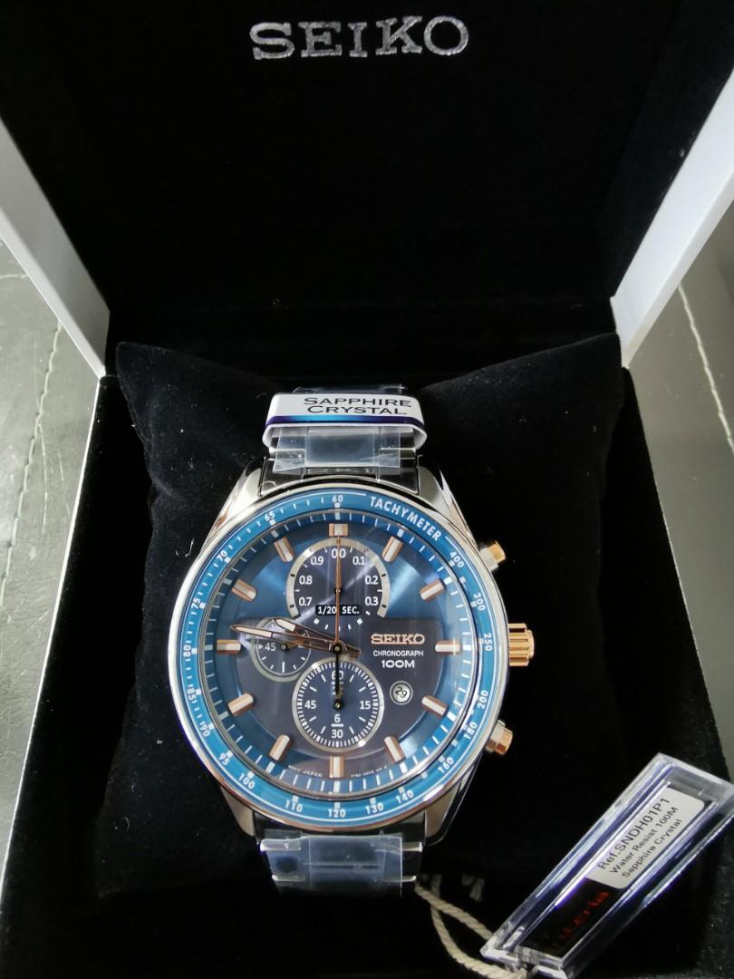 Seiko Criteria Chronograph SNDH01P1 Men s Fashion Watches Accessories Watches on Carousell