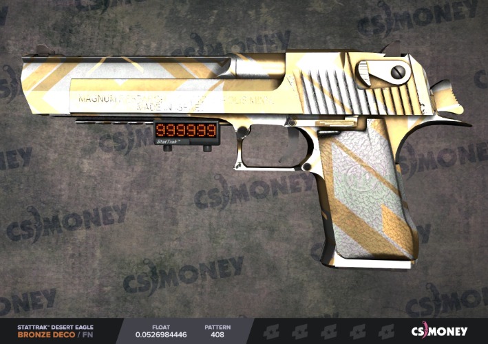 StatTrak Desert Eagle Bronze Deco FN CSGO Video Gaming Gaming