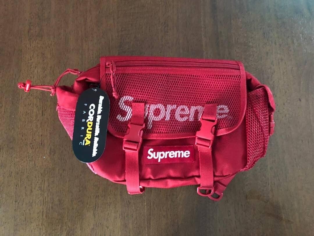 supreme waist bag ss20 red