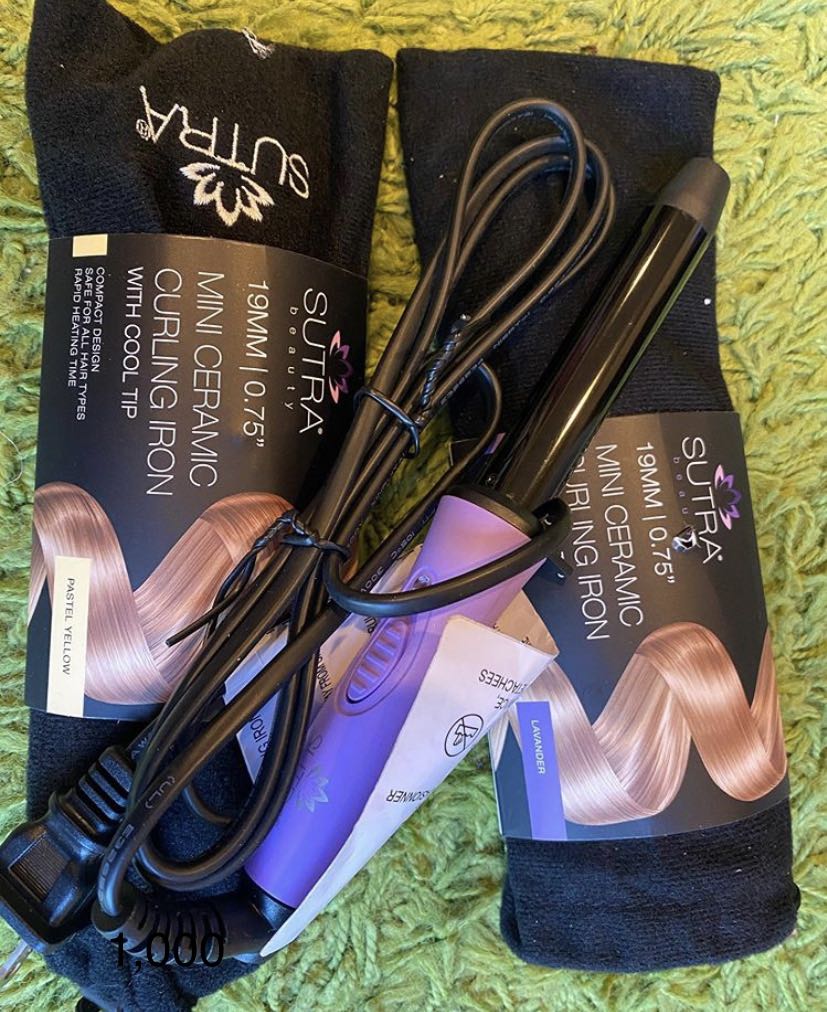 Sutra mini ceramic curling iron with cool tip Clearance