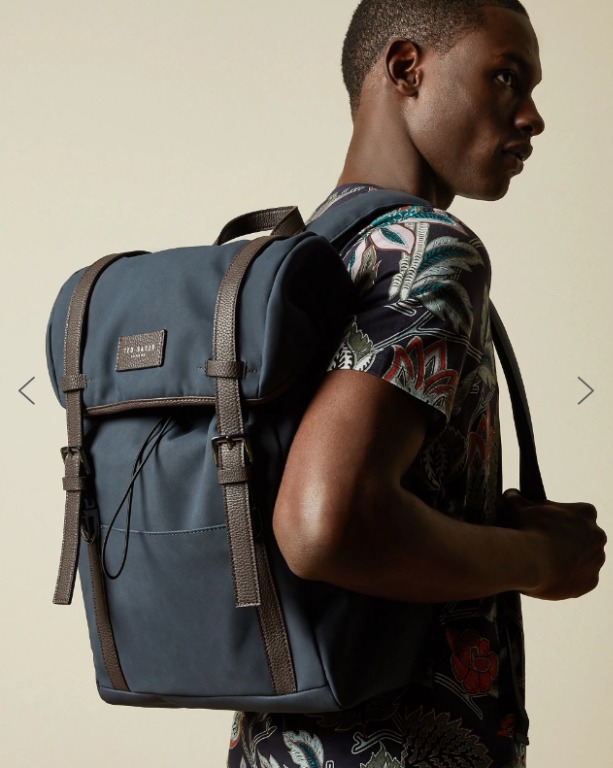SALE TED BAKER Zafron textile backpack Men s Fashion Bags