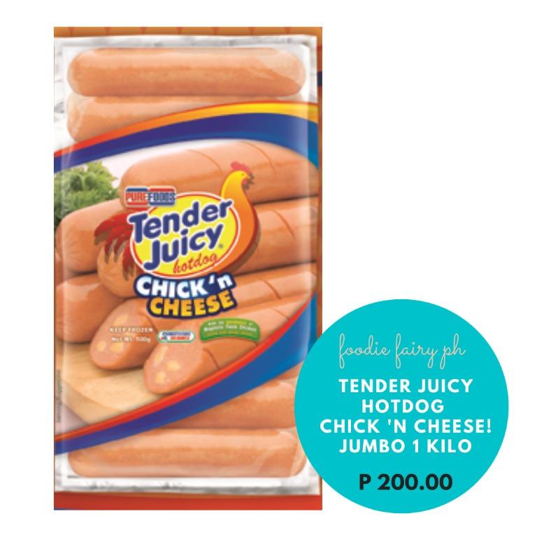 Tender Juicy Chick N Cheese 1 Kilo Jumbo Hotdog Food Drinks Fresh Produce On Carousell