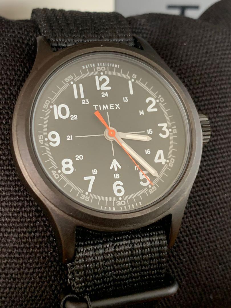 Timex x todd snyder military deals inspired 40mm fabric strap watch