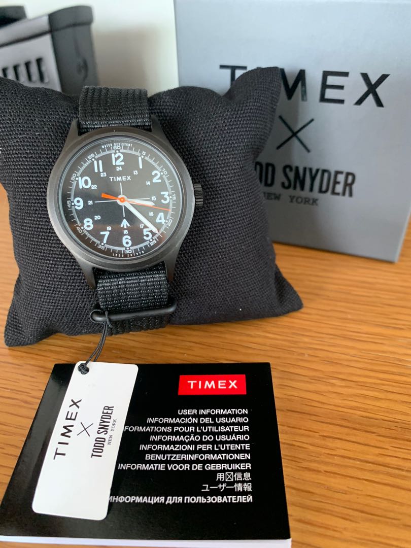 Timex x Todd Snyder Military Inspired 40mm Fabric Strap Watch, Men's  Fashion, Watches & Accessories, Watches on Carousell