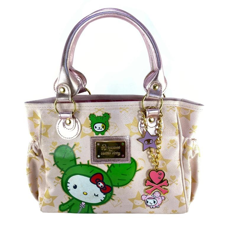 Tokidoki x Hello Kitty Boston Sandy Bag ~ Mini Pink ~ Handbag Purse ~ LT ED  2008