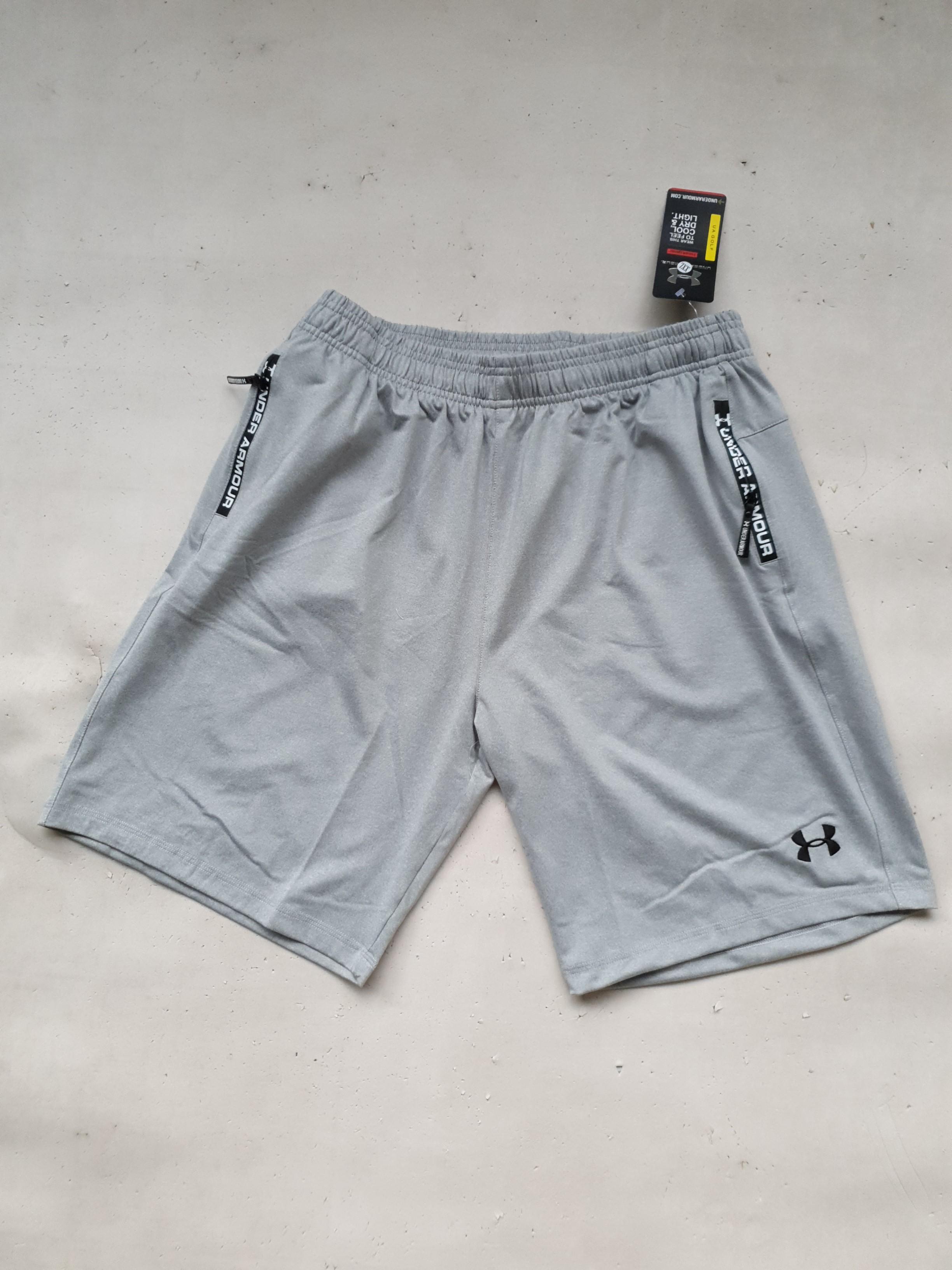 under armour shorts with zipper pockets