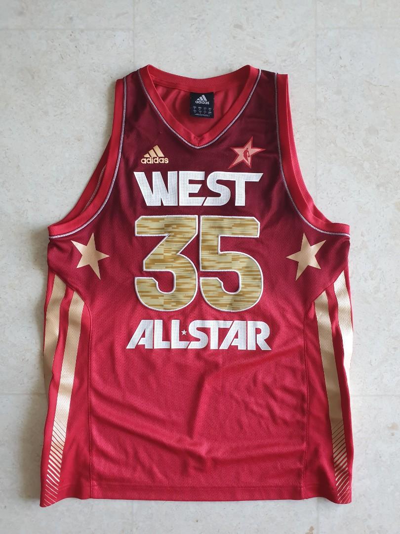 Adidas 2012 NBA All Star West Kevin Durant #35 Red Jersey Size S