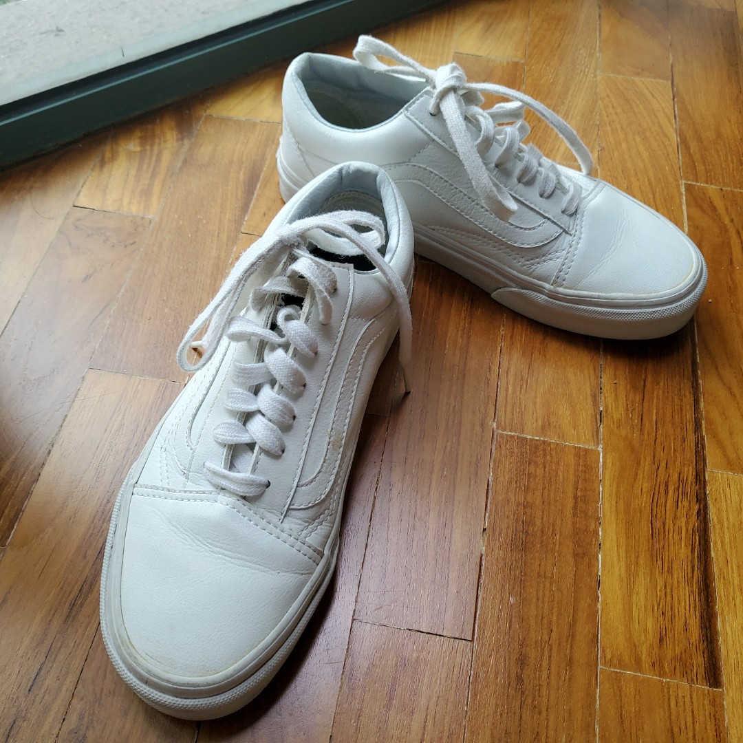 leather vans size 6