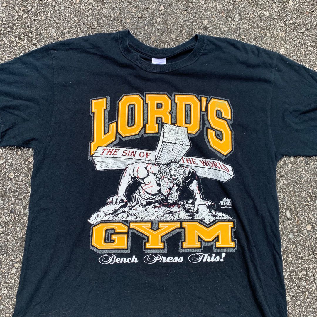Vintage Lords Gym Jesus Tee, Men's 