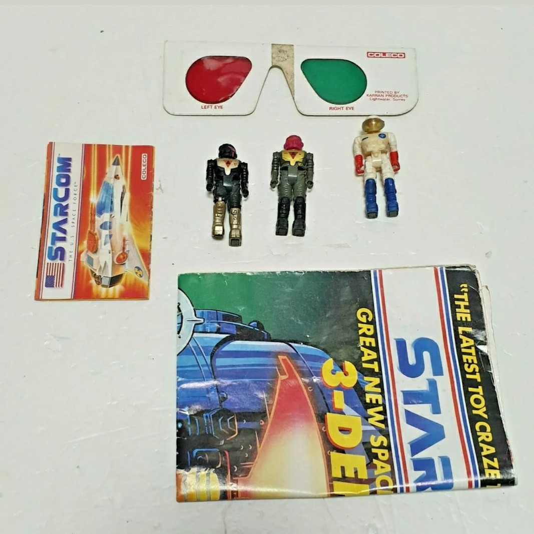 Figurine Starcom Captain Secret Exclusive Europe Starhawk Coleco - Vintage