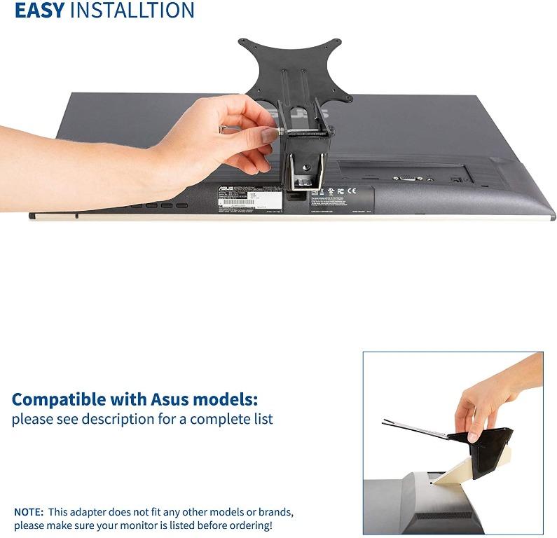 VIVO VESA Adapter Plate Bracket Designed for Asus VZ/XSeries Monitors