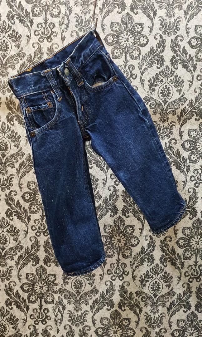 Vtg levis big E toddler jeans, Men's Fashion, Tops & Sets, Tshirts & Polo  Shirts on Carousell