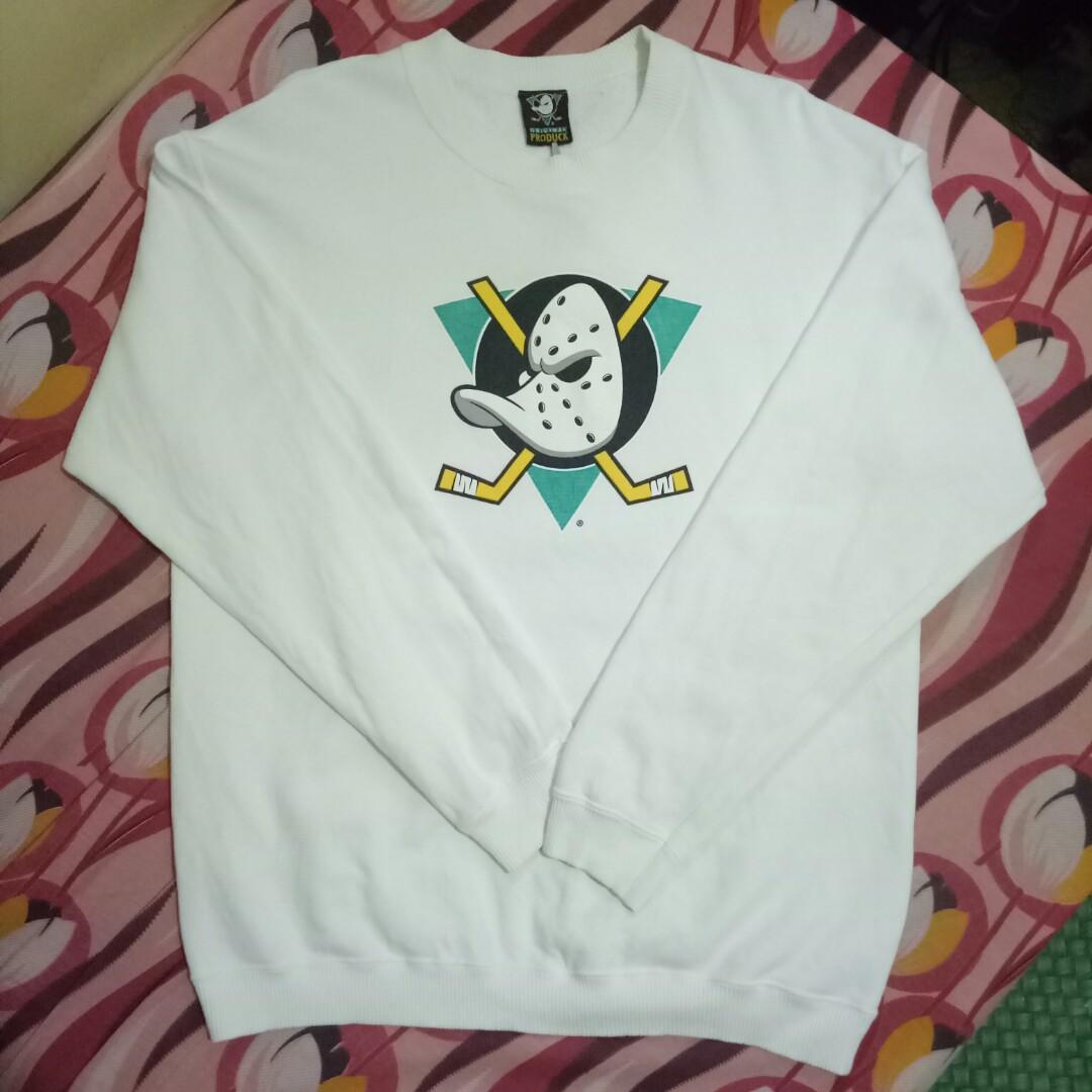 Vtg Mighty Ducks Of Anaheim Sweatshirt Men S Fashion Clothes
