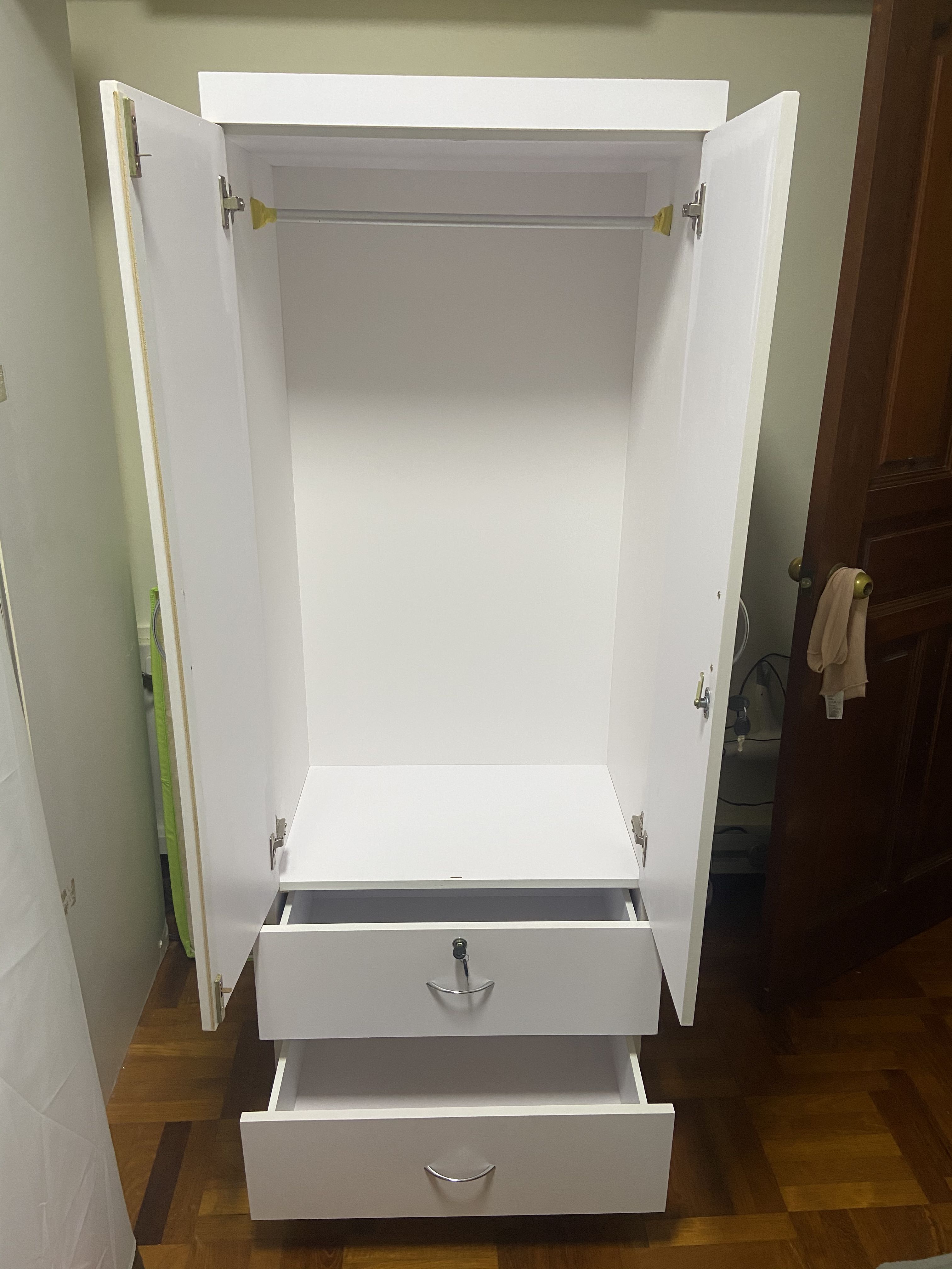 2 Doors Wardrobe and drawers, Babies & Kids, Baby Nursery & Kids