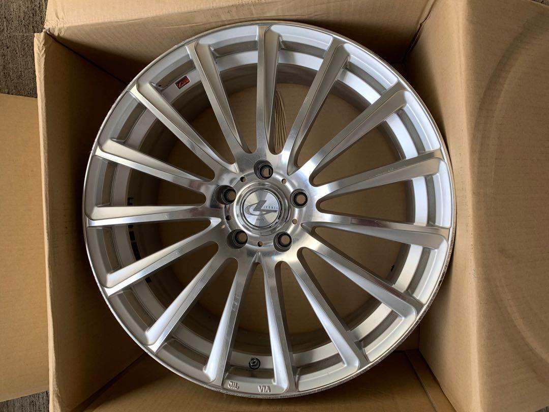 Weds Leonis FW 19 吋114.3 x 5 ET42 8J, 汽車配件, 車軚- Carousell