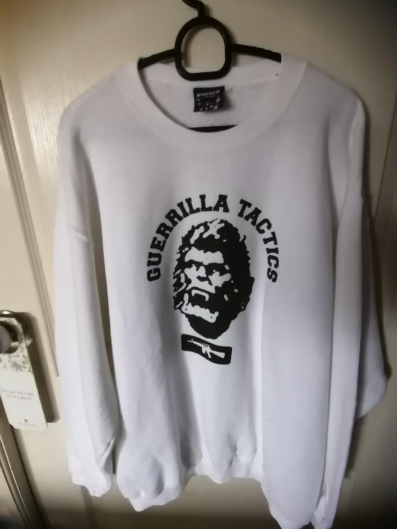 White Pullover By Fuct Design Gorilla Tactics Men S Fashion