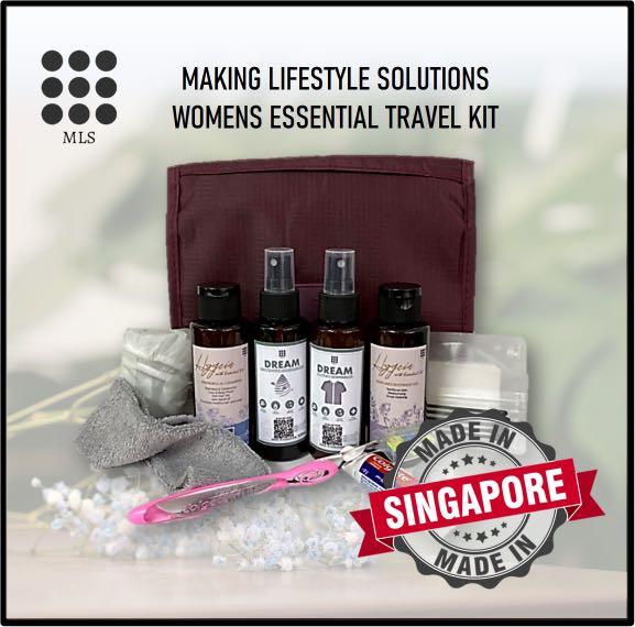 Women S Essential Travel Kit Travel Travel Essentials Travel Accessories On Carousell