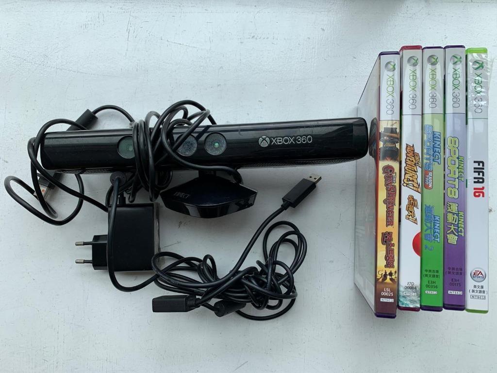 Xbox 360 Kinect Sensor And Games Toys Games Video Gaming Video Games On Carousell