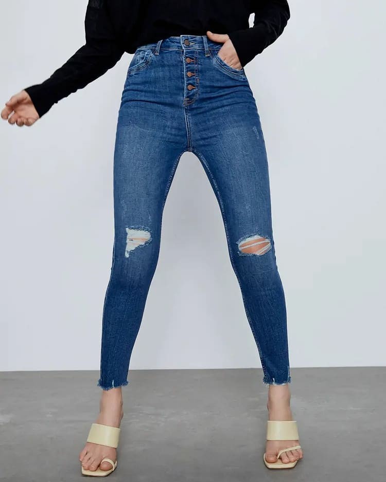 ZARA High-waist Skinny Jeans SALE 