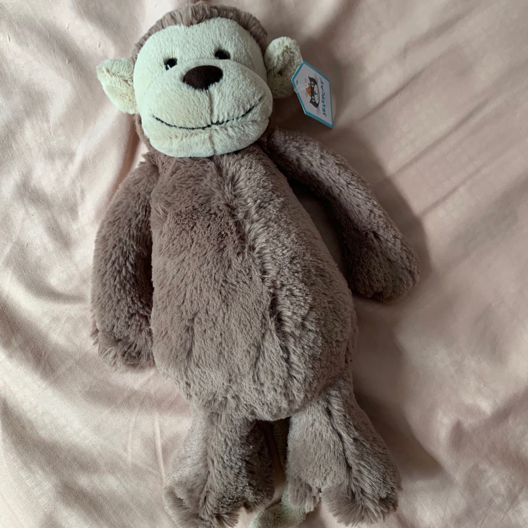 grey monkey teddy