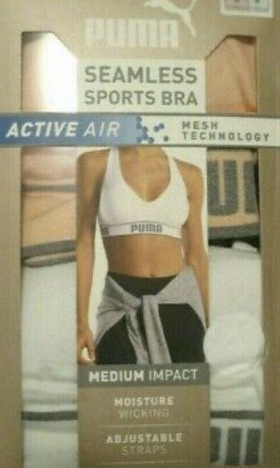puma medium impact sports bra