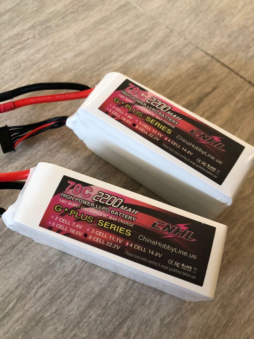 6s Lipo Battery 2200mah 70c Fpv Long Range Photography Drones On Carousell