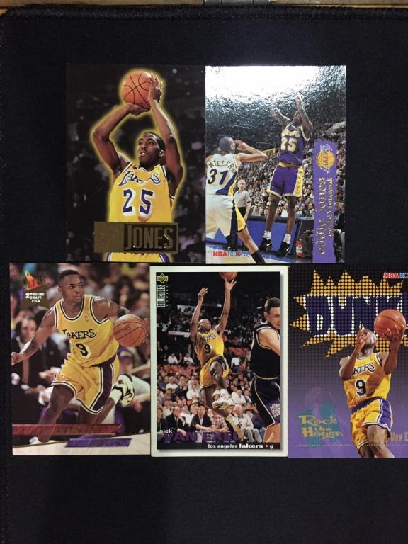 90s La Lakers Lot 5 Pcs Eddie Jones Nick Van Exel Toys Games Board Games Cards On Carousell